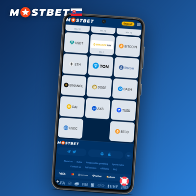 Tlačidlo Cash Out s aktuálnou sumou v aplikácii Mostbet pre Android