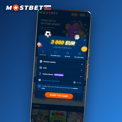 Mostbet registrácia cez telefónne číslo s overením pomocou SMS kódu