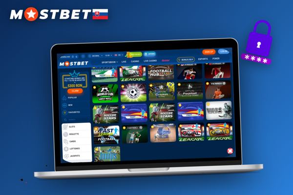 Mostbet pre PC – prihlasovací formulár a tlačidlo registrácie po úspešnej inštalácii